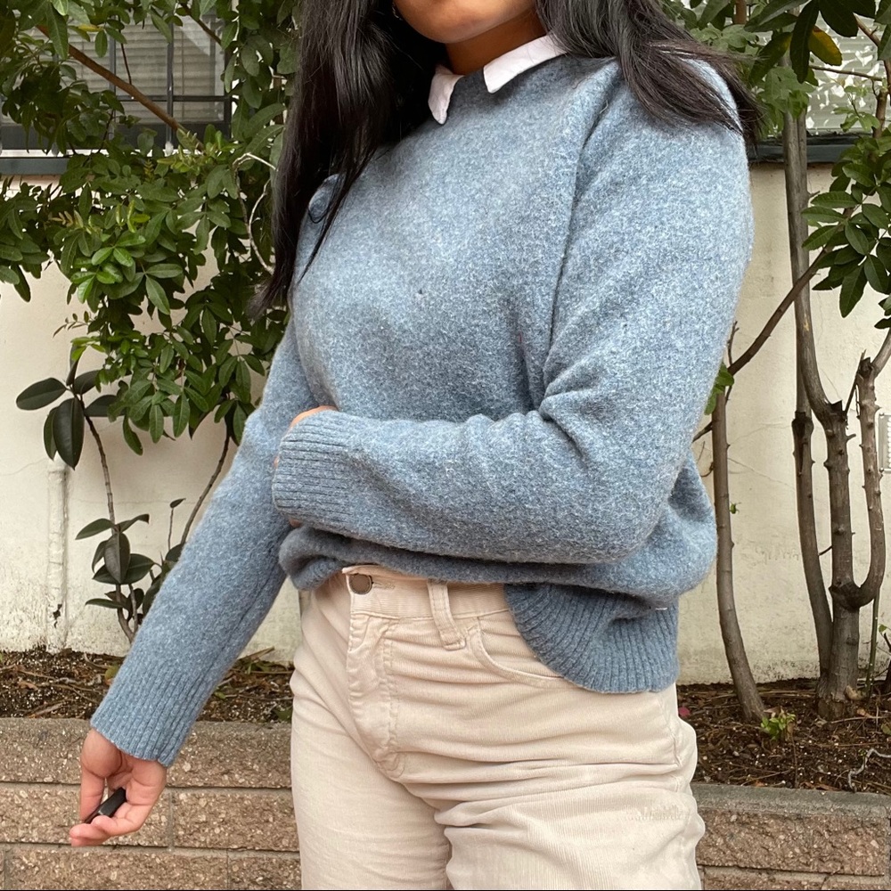 Blue J.Crew sweater 🤷‍♂️